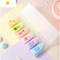 喻娄网红猫爪修正带女可爱小型便携迷你少女心学生用卡通涂改改正带 可乐爆米花B7545(6个装30米)