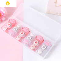 喻娄创意可爱奶茶修正带甜点冰激凌造型涂改带学生小清新改正带批发 透明猫爪 6个 盒装