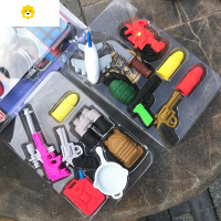 喻娄创意儿童小学生奖品绝地求生橡皮擦吃鸡冲锋枪玩具套装组橡皮 770吃鸡橡皮3盒