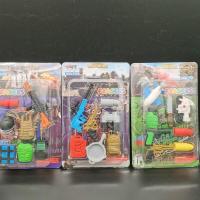 喻娄绝地求生吃鸡橡皮擦创意卡通可爱三级头三级甲飞机造型象像皮 吃鸡装备橡皮擦3盒