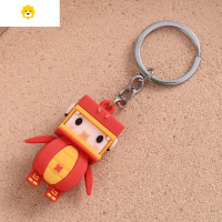 喻娄可选。迷你世界钥匙扣橡皮擦全套公仔益智挂件小人擎天柱彩儿童 2嘟嘟