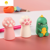 喻娄创意卷笔刀迷你便携削笔器儿童小学生用铅笔削笔刀可爱小号随身简约幼儿园用小型素描彩铅转笔刀笔刨批发 粉猫爪1+白猫爪