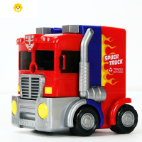喻娄男生小学生卡车造型卡通手摇卡车创意男孩款削笔器儿童文具 3063(卡车)红色