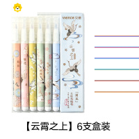 喻娄立体双线笔手账专用记号笔彩色is日系双头荧光笔批改笔创意可爱梦幻套划重点集物社网红轮廓笔暖色冷色套装儿童笔