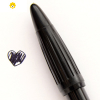 喻娄韩国momi慕娜美纤维勾线勾边中性手帐笔0.38mm极细水性黑色儿童笔