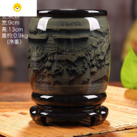 喻娄办公桌笔筒复古办公室摆件工艺品创意装饰实用定制礼品教师节礼物