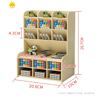 喻娄创意笔筒收纳盒时尚桌面摆件学生北欧简约办公笔架可爱女小中宿舍 b15-白枫木