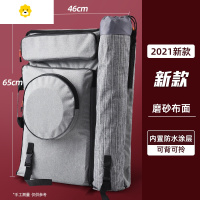 喻娄美术画袋画包加厚帆布美术艺考写生美术生专用素描画板少女便携多功能双肩大容量画板包拉杆个性4K8K美术袋