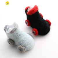 喻娄婴儿地板袜加绒加厚秋冬季保暖汽车防滑短袜幼儿童宝宝地板学步袜