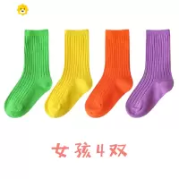 喻娄春秋款儿童堆堆袜女童韩国洋气潮袜冬季男童小孩宝宝中长筒袜
