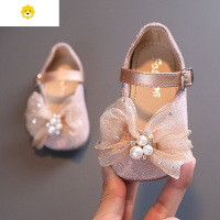 喻娄20夏秋新宝宝公主鞋女婴儿鞋软底学步鞋蝴蝶结单鞋0-1岁礼服鞋
