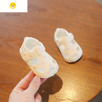 喻娄女宝宝鞋子夏季包头3-6-7个月婴儿凉鞋软底0一1岁女童学步鞋防滑8