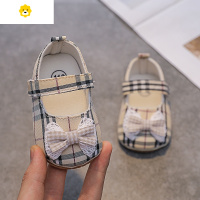 喻娄春秋0-1岁软底女宝宝公主鞋防滑洋气学步鞋3-6-9-12个月婴儿布鞋