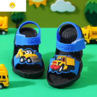 喻娄印花儿童凉鞋男20夏季新款卡通宝宝学步鞋防滑软底沙滩鞋