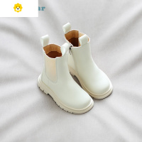 喻娄宝宝靴子春秋女1-3岁2软底学步鞋男儿童马丁靴女童单靴防滑皮鞋潮