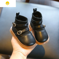 喻娄女宝宝鞋子秋冬季婴儿软底学步鞋0一1-2-3岁公主鞋短靴小女童靴子