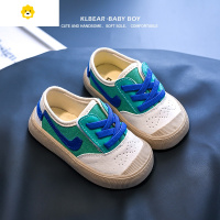 喻娄宝宝学步鞋春秋新款男小童帆布鞋儿童软底婴儿板鞋秋季女一岁鞋子