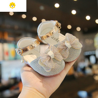 喻娄春款婴儿鞋子软底宝宝学步鞋1一2岁春秋小童单鞋可爱蝴蝶结公主鞋