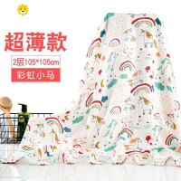 喻娄婴儿浴巾新生超软纱布毛巾宝宝吸水洗澡儿童卡通超柔盖毯