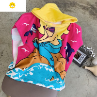 喻娄游泳浴巾女吸水速干运动毛巾男外用防晒沙滩巾浴袍斗篷快干便携