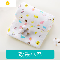 喻娄新生婴儿浴巾纱布毛巾被子初生儿童吸水宝宝洗澡夏季薄款卡通