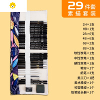喻娄初学者全套组合画画工具专业学生用手绘美术生专用绘画炭笔14b/12b/10b/8b/6b/4b/2比/12比