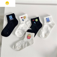 喻娄男童袜子夏季薄款网眼儿童短袜男宝宝韩国潮袜中小童男孩短袜