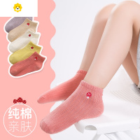 喻娄女童袜子儿童可爱卡通小孩棉袜宝宝春夏薄款夏季短袜中大童船