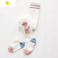喻娄女童打底裤春秋款裤袜外穿宝宝打底袜白色洋气薄款儿童连裤袜