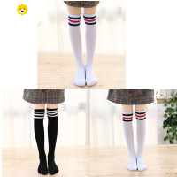喻娄女童中筒袜春夏季薄款儿童过膝长筒袜男童足球袜镂空网眼高筒袜子