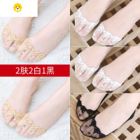 喻娄女童蕾丝袜子宝宝船袜夏季薄款春秋硅胶防滑儿童短袜浅口隐形