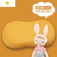 喻娄猫肚皮枕头枕芯记忆棉儿童小带枕套肚子夏季男学生宿舍单人单个装