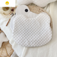 喻娄2条装新生儿枕头平枕防吐奶0-1岁宝宝枕垫豆豆绒布婴儿枕巾