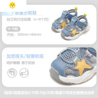 喻娄童鞋婴幼儿宝宝凉鞋男夏季1-4岁女小童学步鞋包头软底3