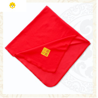 喻娄新生儿包单春夏裹巾大红色初生儿包被宝宝浴巾婴儿包巾盖毯