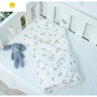 喻娄婴儿抱被新生儿用品手工棉花包被产房包巾春秋小被子推车盖被