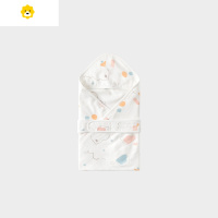 喻娄 夏季新生儿抱被婴儿宝宝竹纤纱布包被抱毯待产用品襁褓巾