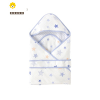 喻娄初生婴儿抱被春秋四季纱布包巾盖毯子新生儿宝宝襁褓