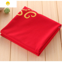 喻娄婴儿抱单新生儿大红色抱单满月喜庆包被出生宝宝红色被单款