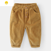 喻娄男童灯芯绒长裤子秋装春秋款童装儿童宝宝1岁3小童加厚秋季U138