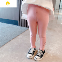 喻娄女童高弹力薄款打底裤春秋季宝宝小童外穿洋气休闲紧身长裤子