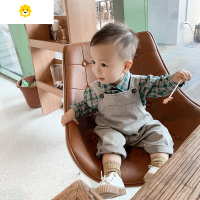 喻娄宝宝背带裤春秋男童可爱洋气韩版男小童秋装一岁婴儿儿童裤子