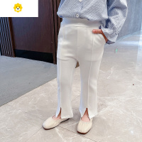 喻娄女童裤子春秋儿童洋气20年新款小童长裤外穿修身喇叭裤宝宝秋季