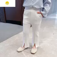 喻娄女童裤子春秋儿童洋气20年新款小童长裤外穿修身喇叭裤宝宝秋季