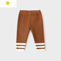 喻娄女童裤子秋季新款儿童打底裤外穿宝宝毛线针织裤弹力长裤洋气童装