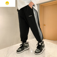 喻娄男童裤子儿童运动休闲中大童男孩长裤春秋登山裤20新款童装