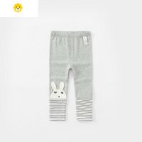 喻娄女童秋装打底裤婴幼儿洋气长裤子潮中小童宝宝弹力外穿百搭休闲裤