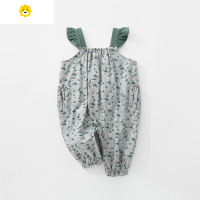 喻娄女童网红背带裤20新款洋气宝宝休闲裤外穿婴儿长裤儿童裤子秋季