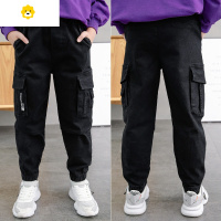 喻娄童装男童工装裤秋装儿童裤子20春秋款中大童休闲裤秋季男孩长裤