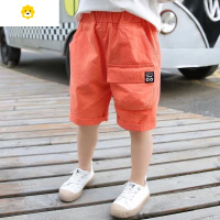 喻娄男童中裤薄款宝宝裤子男宝夏季帅气时髦五分工装裤潮一岁小童夏装